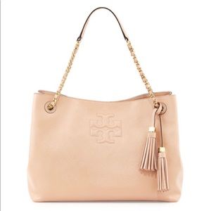 Tory Burch Thea blush magnetic zip purse